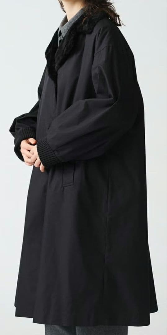 ミズイロインド　バックボアコート　美品