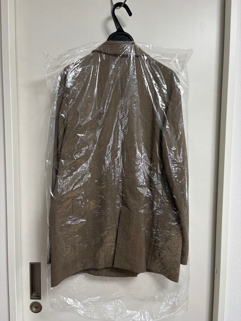 【新品、未使用、タグ付き】VIS リネンライクジャケット　ブラウン　Mサイズ