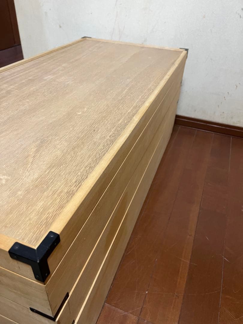 3段桐製　着物収納　衣装収納　ケース
