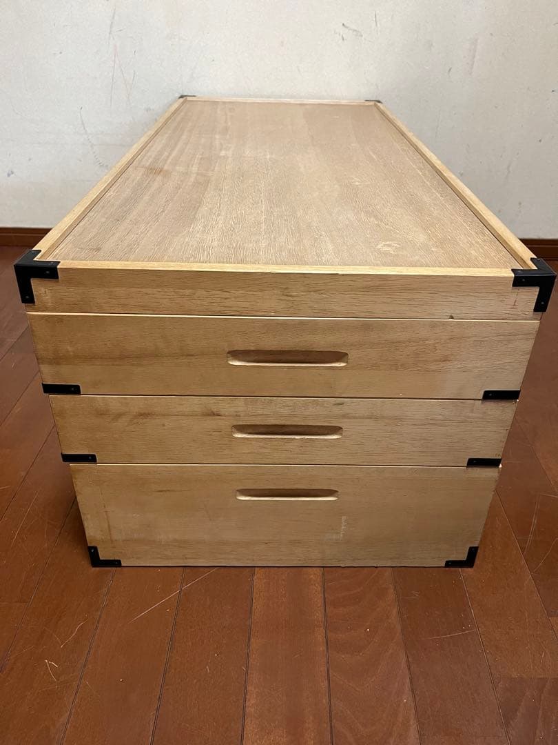 3段桐製　着物収納　衣装収納　ケース