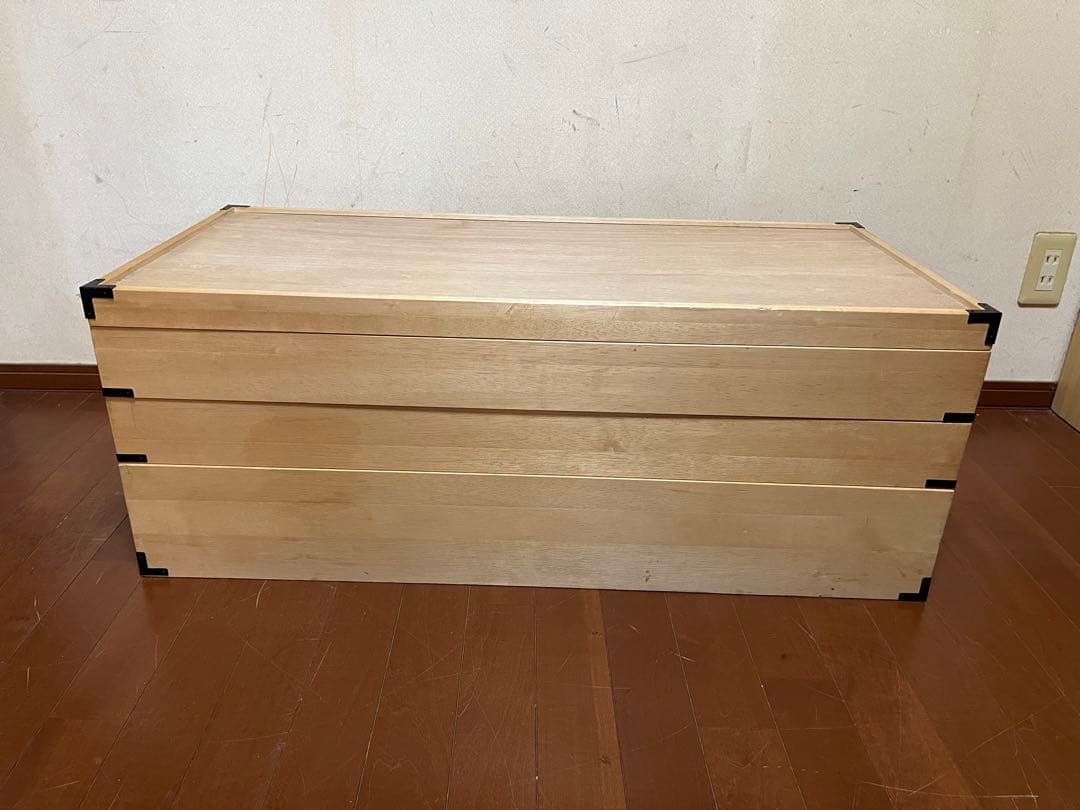 3段桐製　着物収納　衣装収納　ケース