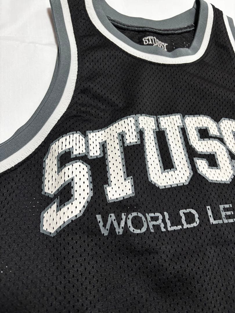 ストリート定番】STUSSY（ステューシー）メッシュタンクトップ