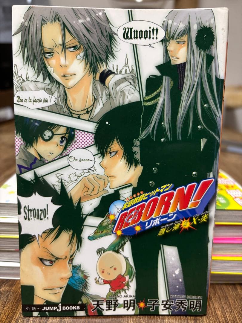 【小説版】【レア品】家庭教師ヒットマンREBORN! 1-5巻　3-5巻は腰帯付
