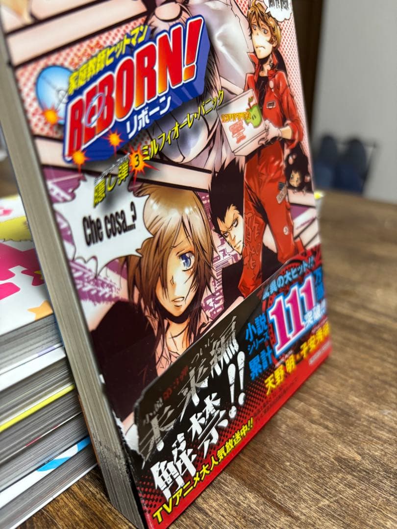 【小説版】【レア品】家庭教師ヒットマンREBORN! 1-5巻　3-5巻は腰帯付