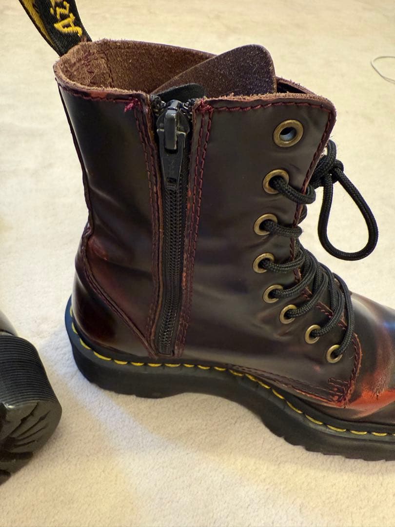 Dr. Martens JADON ブーツレッド UK4 EU37
