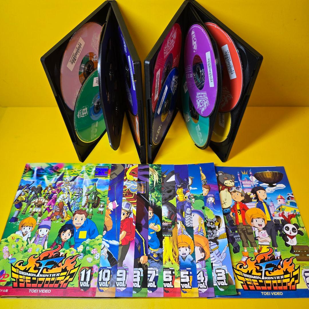 新品ケース交換済み　デジモンフロンティア 全12巻+映画　DVD全話13巻セット
