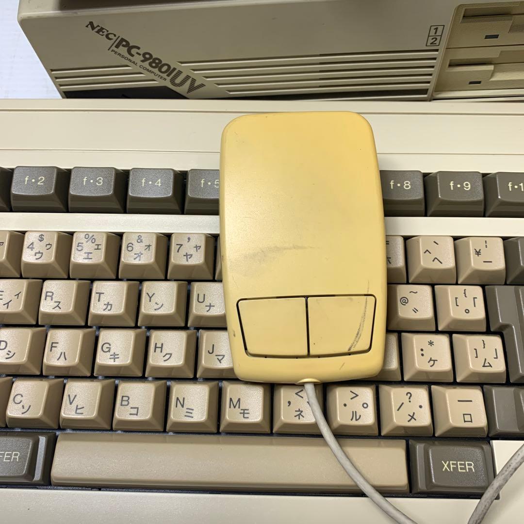 希少レア美品、NEC PC-9801U デスクトップPC セットジャンク品