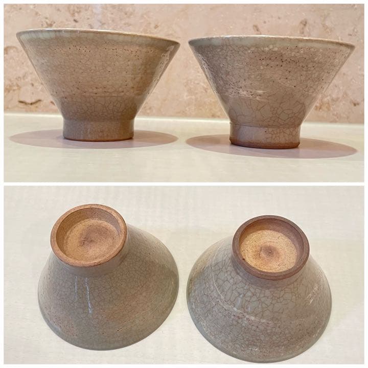 朝日焼　湯呑茶碗　稀少6客セット