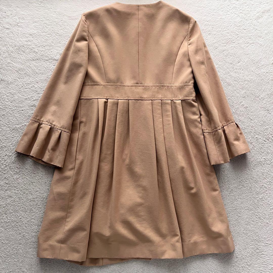 M’S GRACY ロングコート カメリア ビジュー リボン ライナー