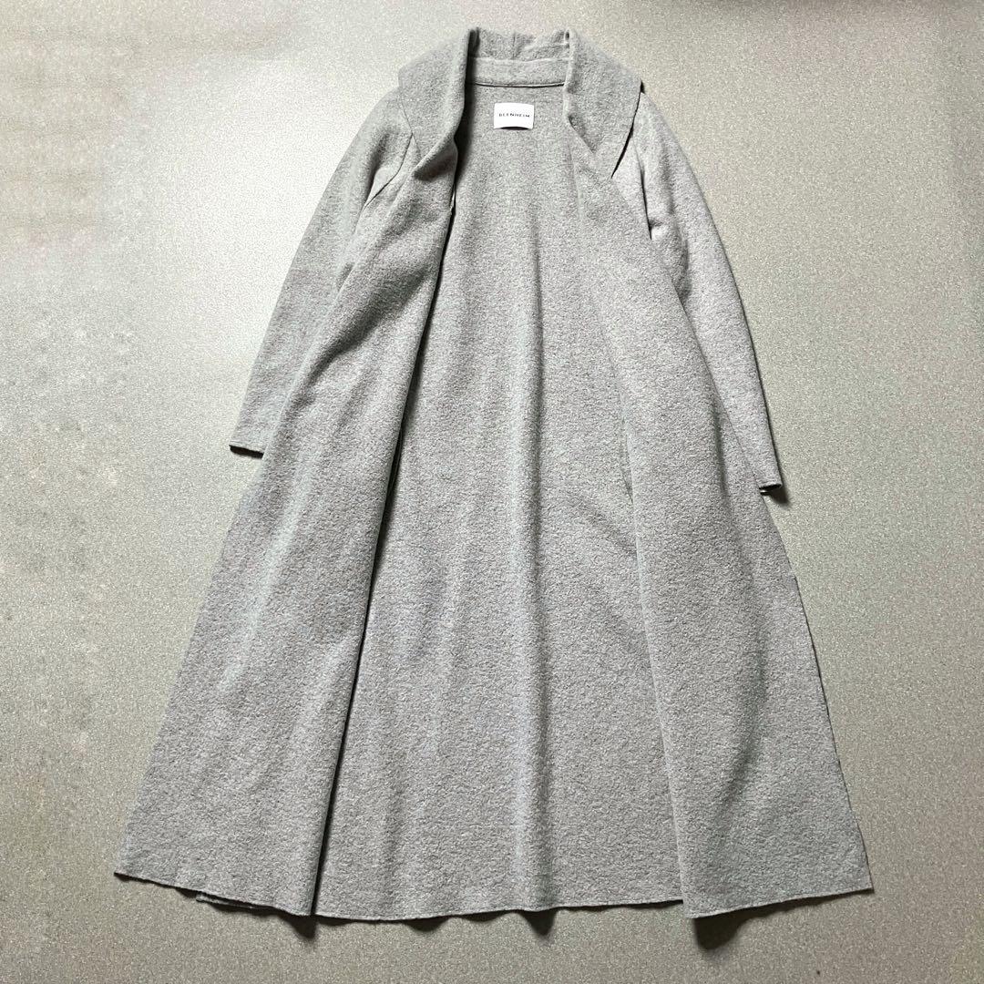 ブレンヘイム マキシ丈 ショールカラーリバーコート ロング BLENHEIM