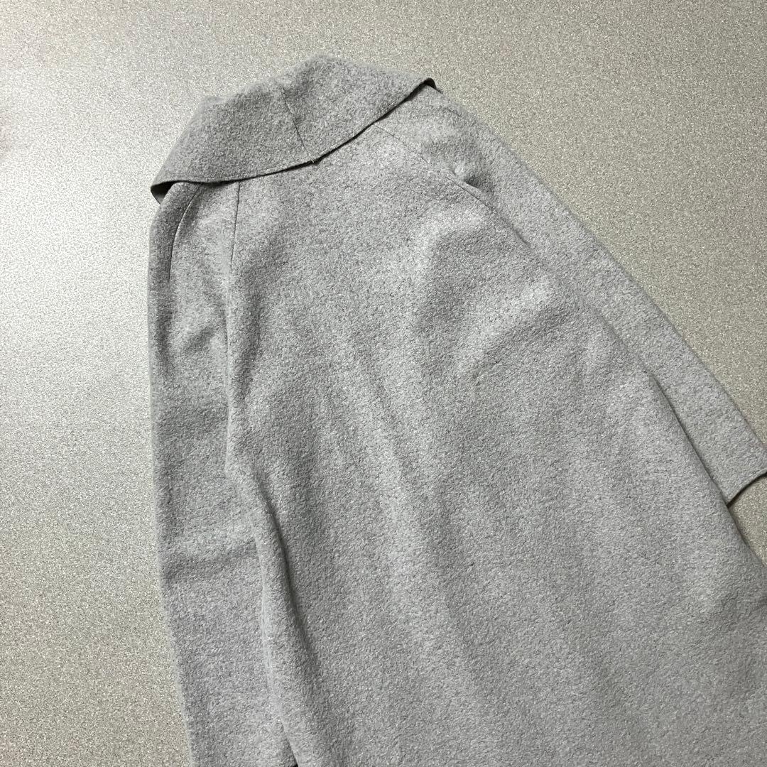 ブレンヘイム マキシ丈 ショールカラーリバーコート ロング BLENHEIM