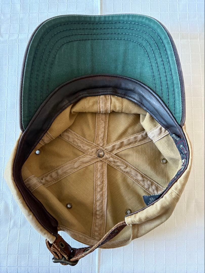 RRL 90s 三ツ星 切替キャップ USA製 Ralph Lauren
