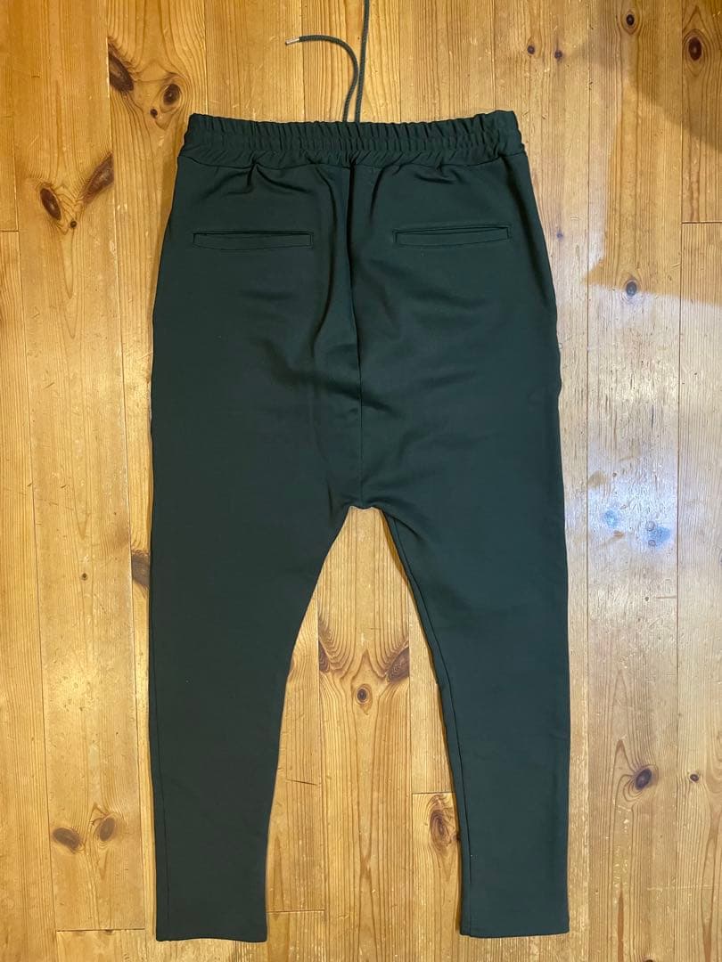 CAMBIO カンビオ　ストレッチ　サルエルパンツ　ドローストリング　レーヨン混