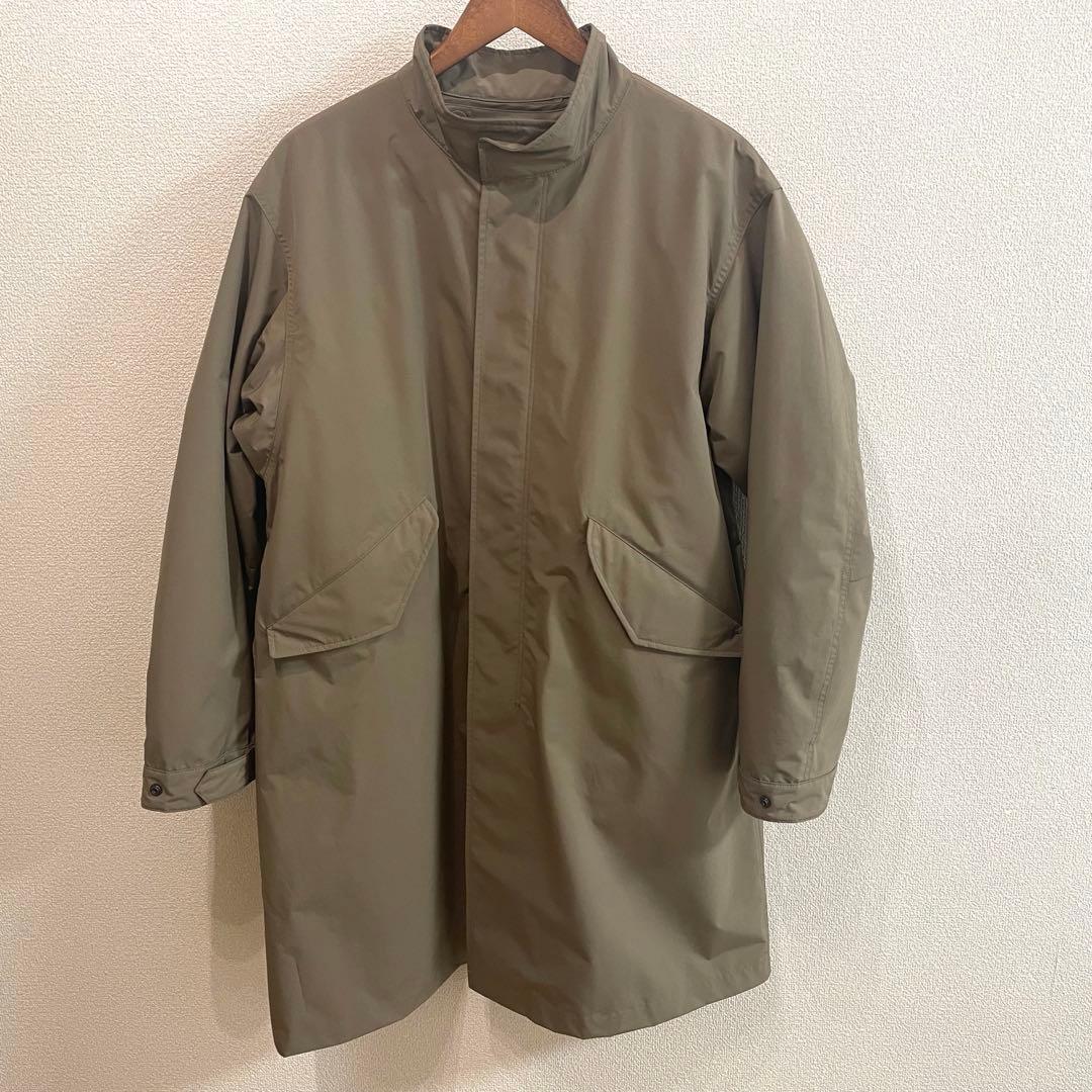 ユニクロ uniqlo ウィンドプルーフ2WAYコート S ブラウン 防風 撥水