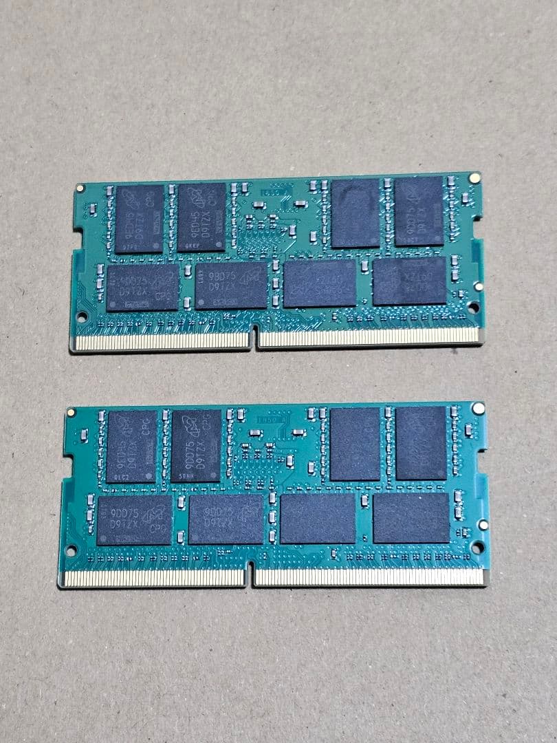 Crucial 16GB×2枚=32GBノート用メモリー DDR4-2400