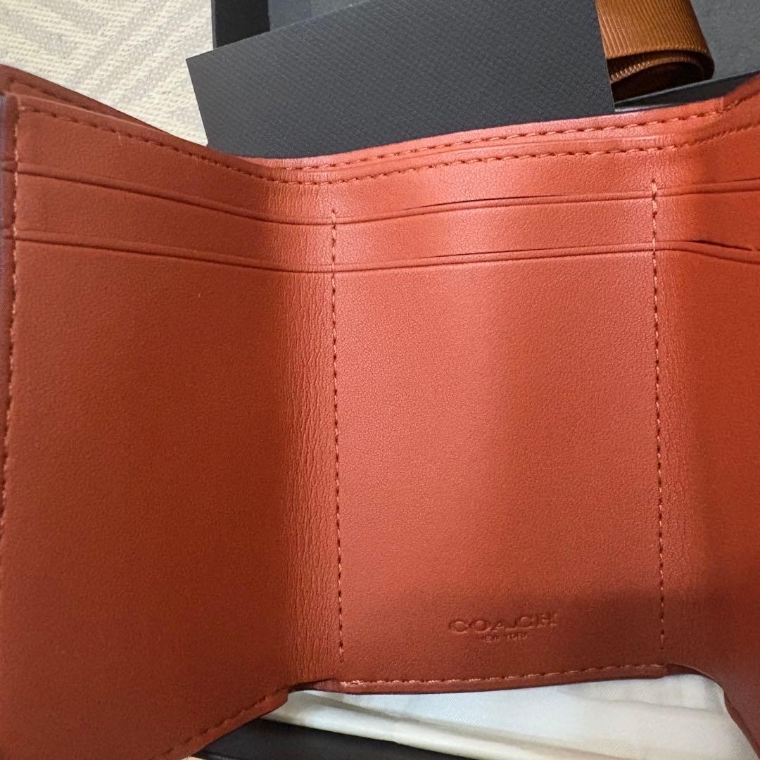 耀*ん様 【新品】COACH ミニ キャンバス トライフォールド ウォレット