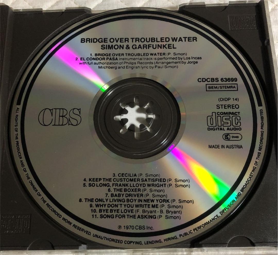 欧州盤！Simon and Garfunkel/ BRIDGE OVER 〜