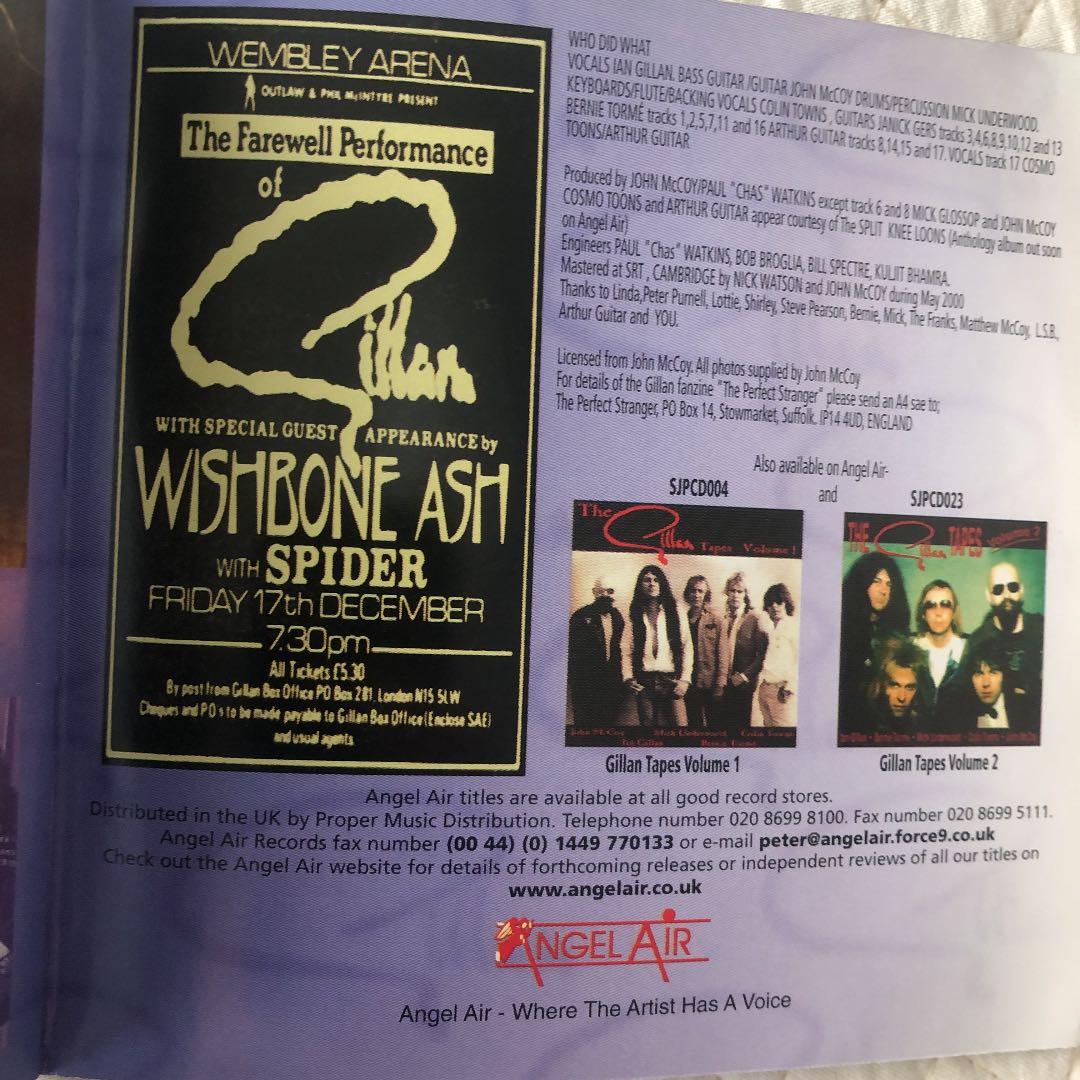 2CD！Gillan - The Tapes Volume 3