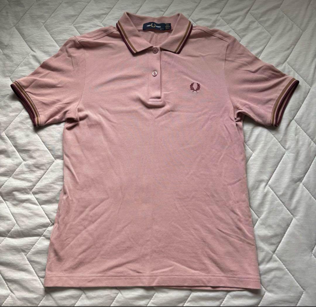 ★美品★FRED PERRY ピンク ポロシャツ M