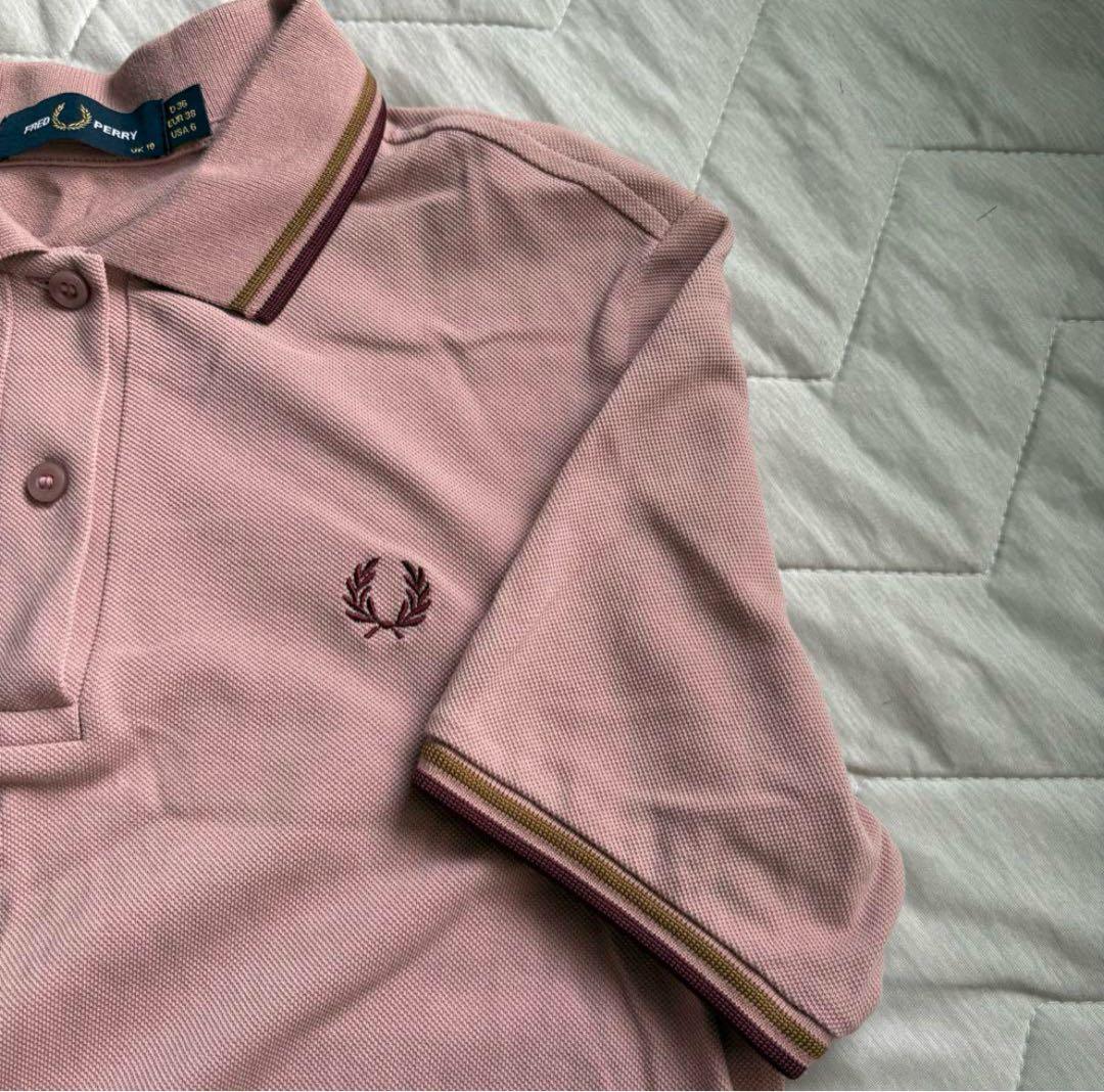 ★美品★FRED PERRY ピンク ポロシャツ M