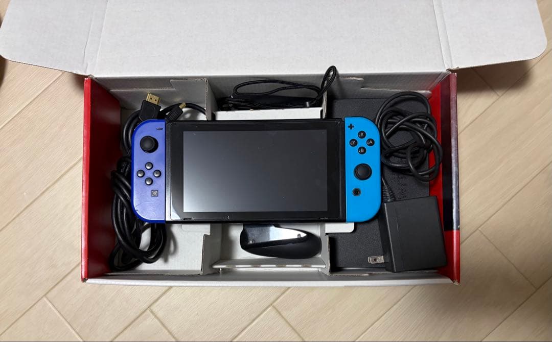 Nintendo Switch 青/水色 本体 付属品付き