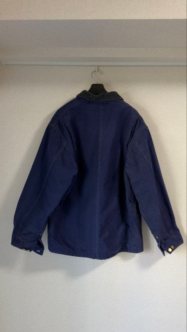 【珍品】carhartt カバーオール　90's ダック　ブルーL/XL