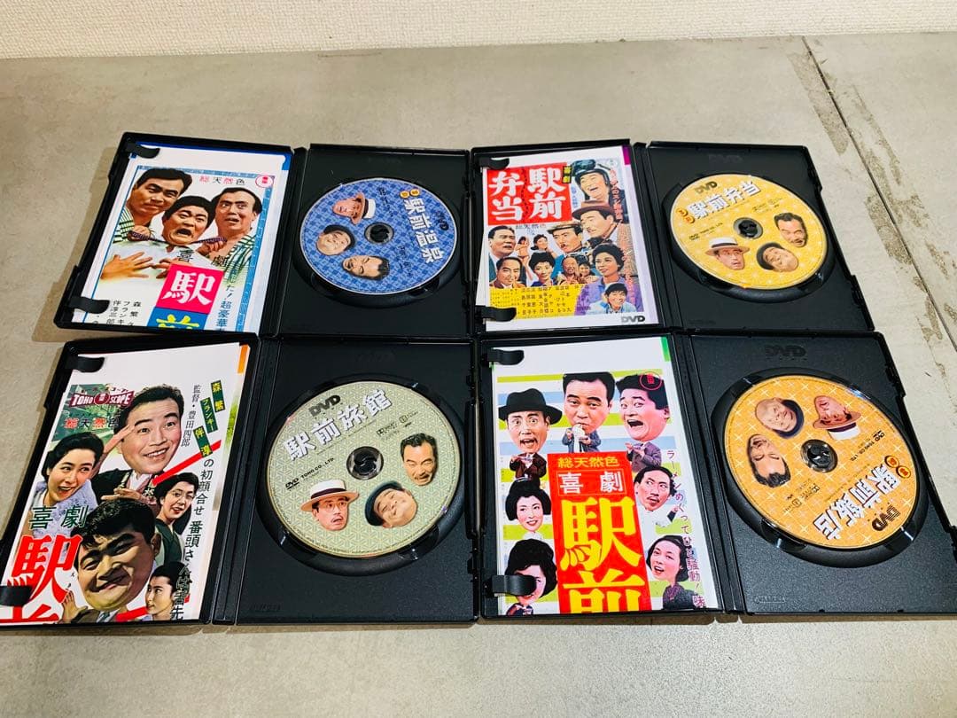 k0905-22★DVD 駅前旅館 社長道中記 サラリーマン忠臣蔵 等8点セット