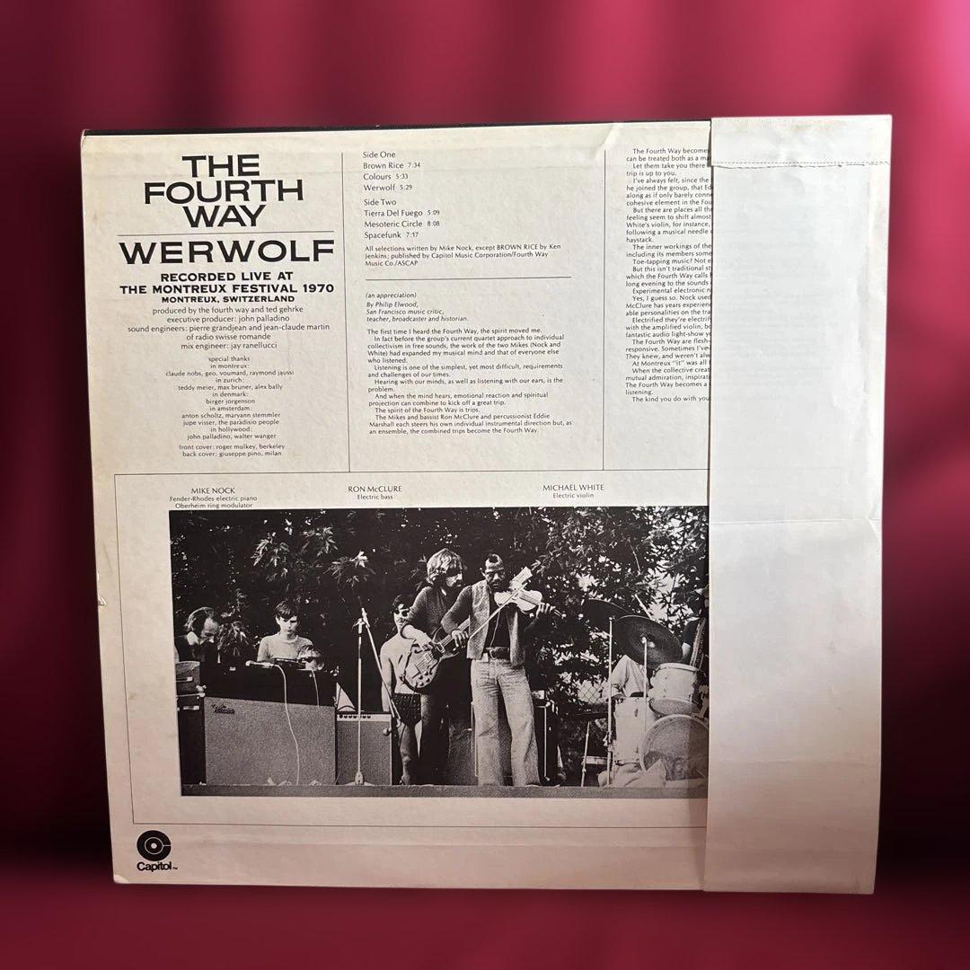 LPレコード赤盤モントルーのTHE FOURTH WAY “ WERWOLF “