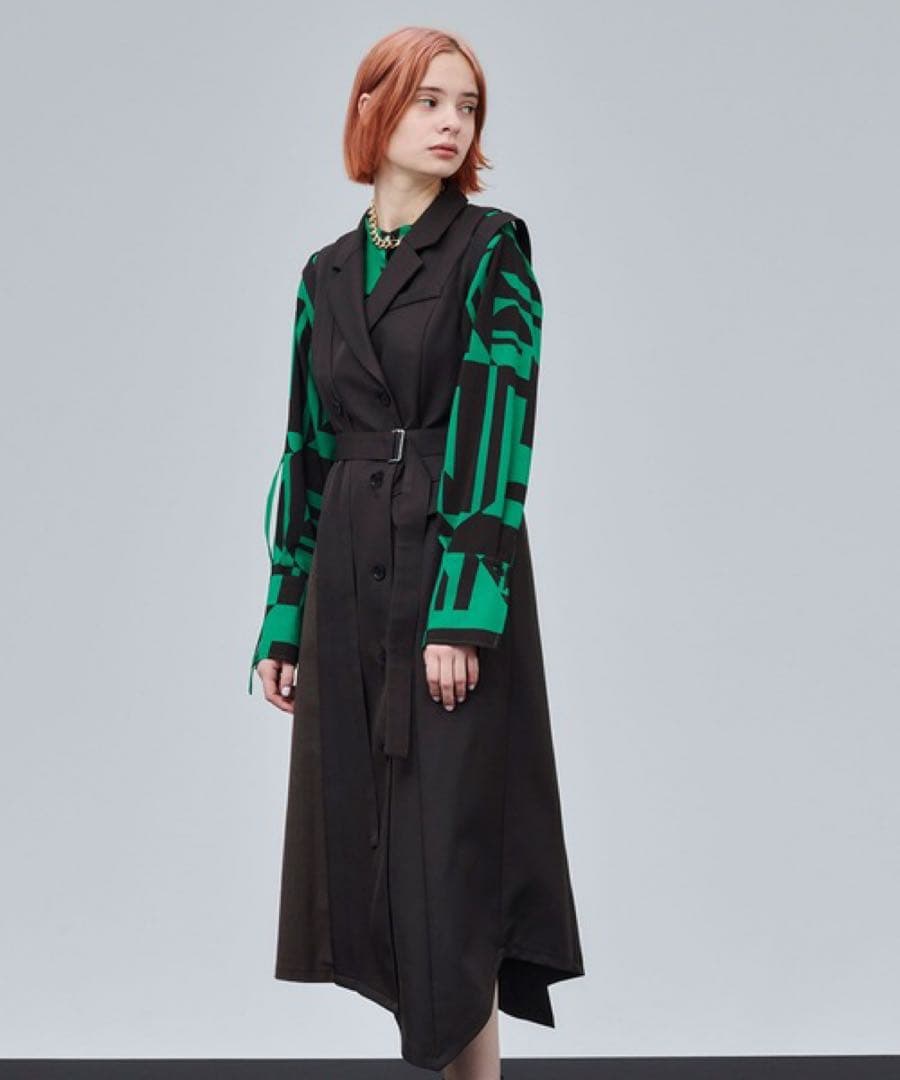 【SALE】UNITED TOKYO カットワークベストワンピース