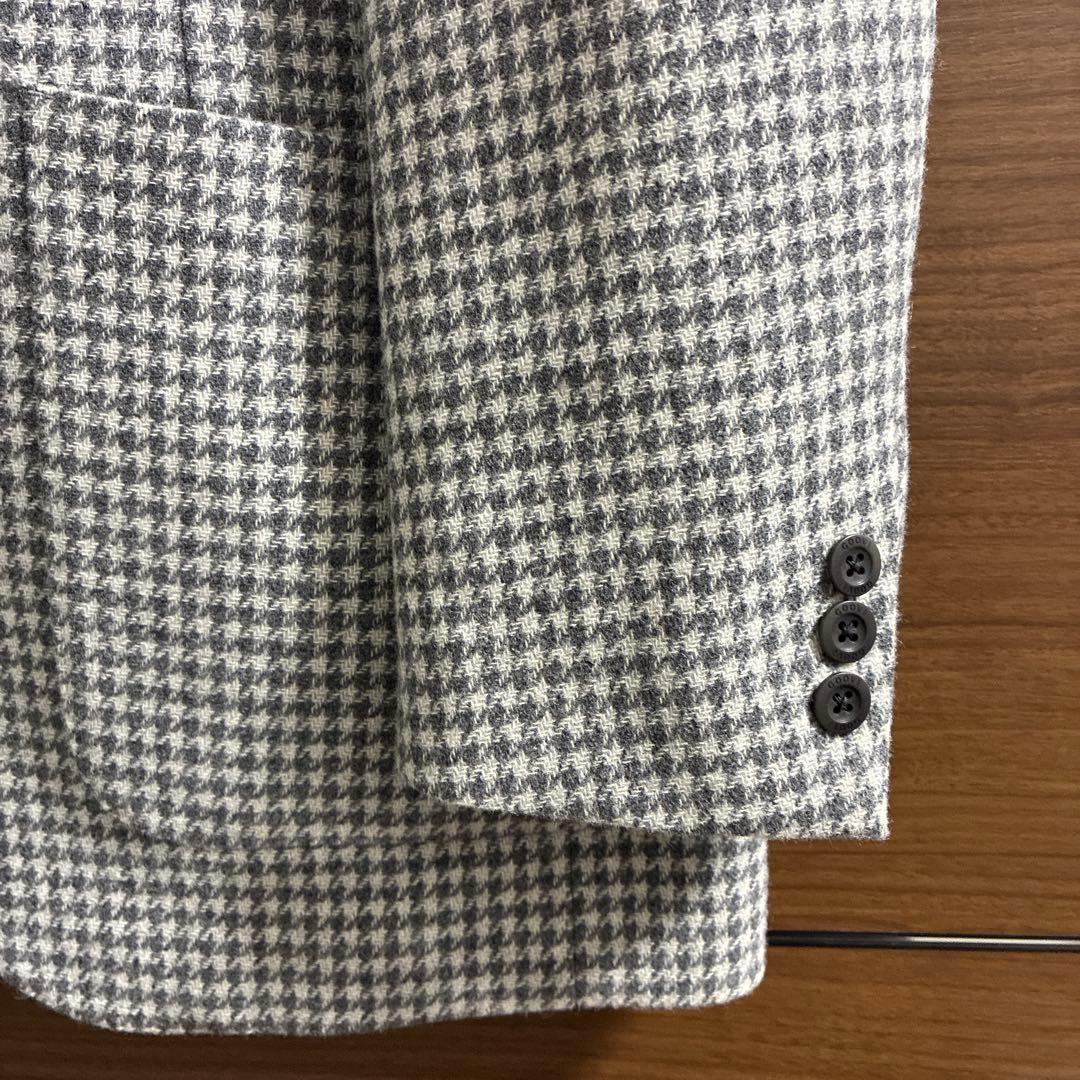 な*P様 極美品　GOOVI ジャケット ソフトツイード ハウンドトゥース