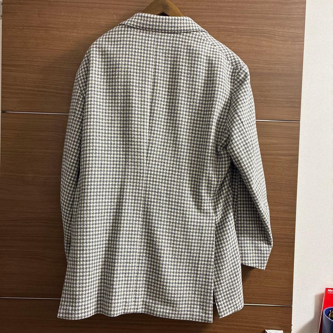 な*P様 極美品　GOOVI ジャケット ソフトツイード ハウンドトゥース