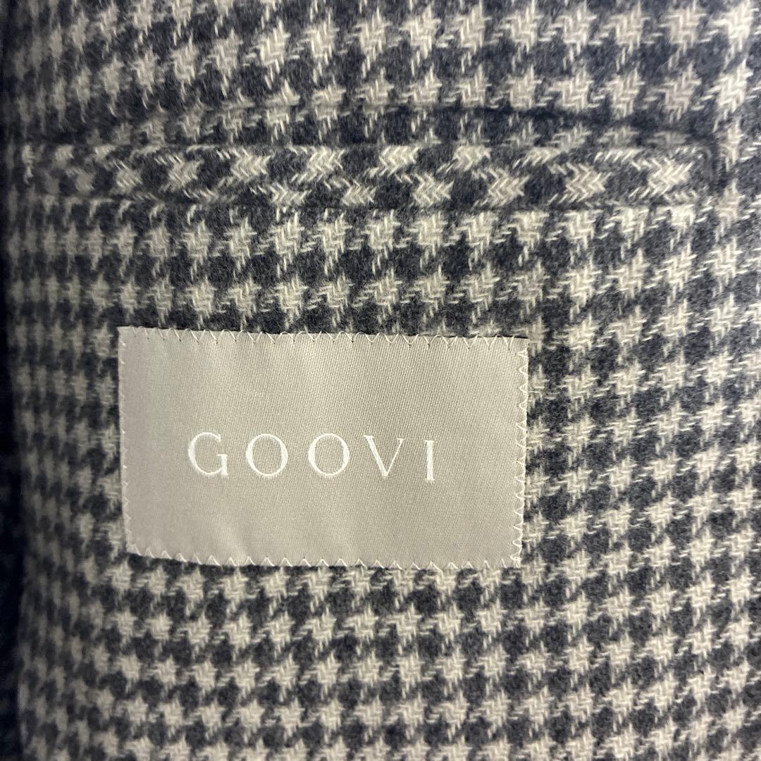 な*P様 極美品　GOOVI ジャケット ソフトツイード ハウンドトゥース