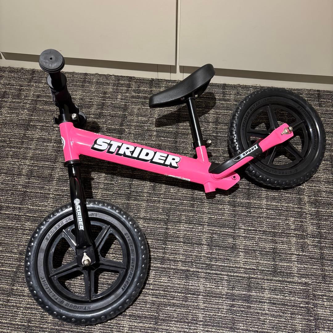 【送料込み】STRIDER バランスバイク ピンク 12インチ