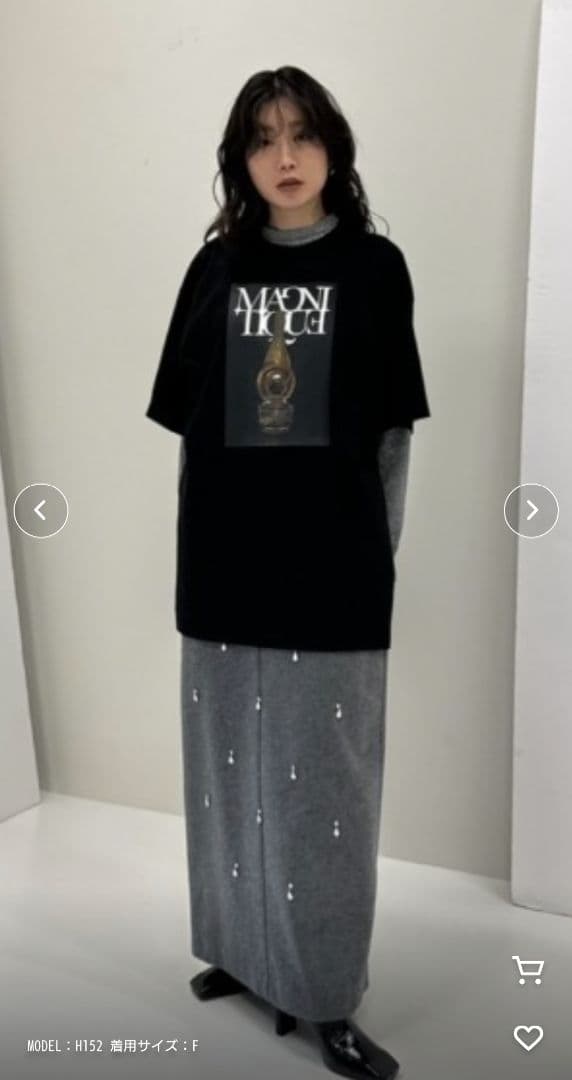 トップス UND MAGNITIQUE GLITTER INNER SET TOP