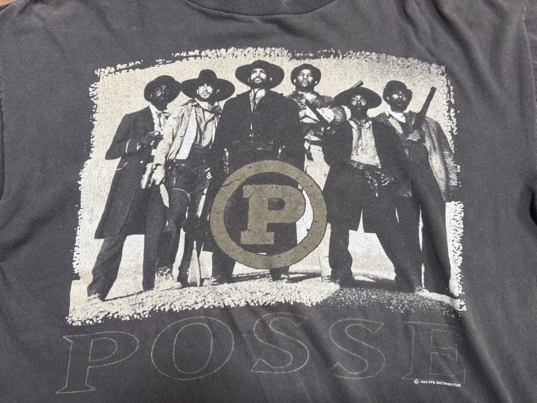 90s POSSE 黒豹のバラード 映画T 両面 XL
