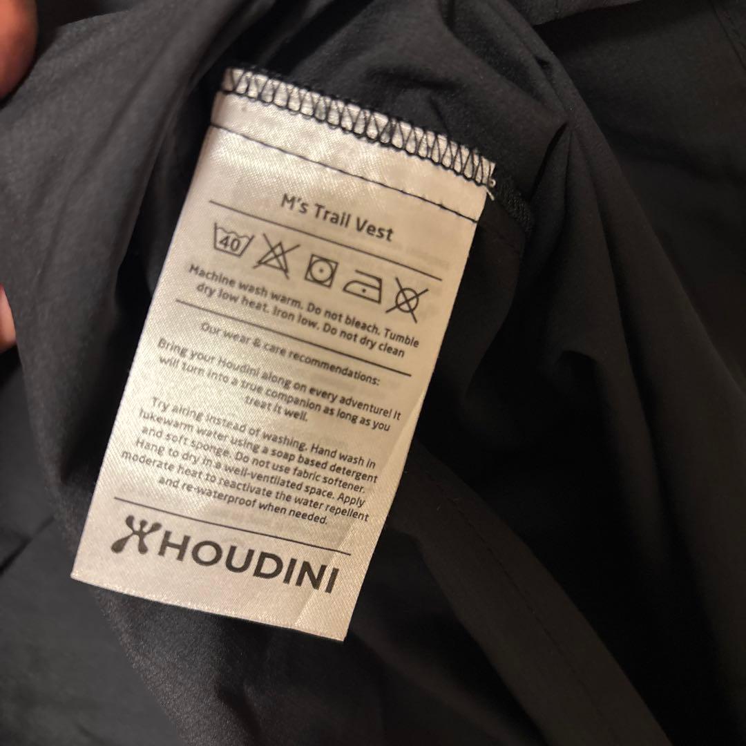 【ほぼ新品】HOUDINI M's Trail Vest ブラック M