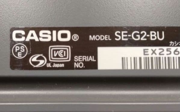 CASIO レジスター SE-G2