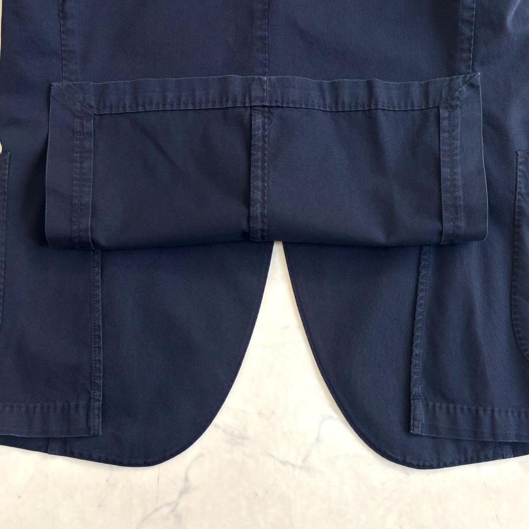 ボリオリ COAT コットン テーラードジャケット 段返り3B 紺 50 tz7