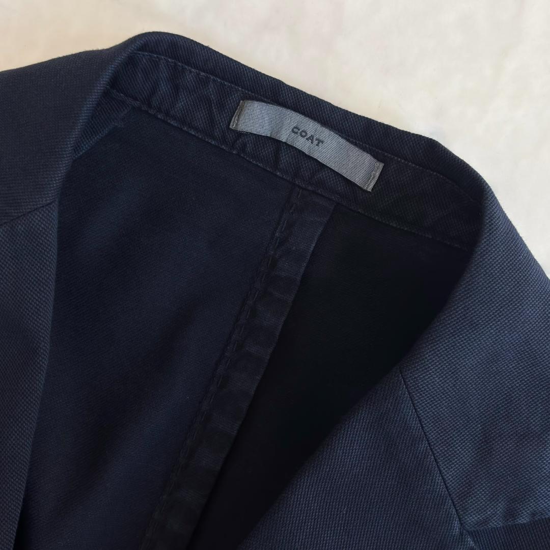 ボリオリ COAT コットン テーラードジャケット 段返り3B 紺 50 tz7