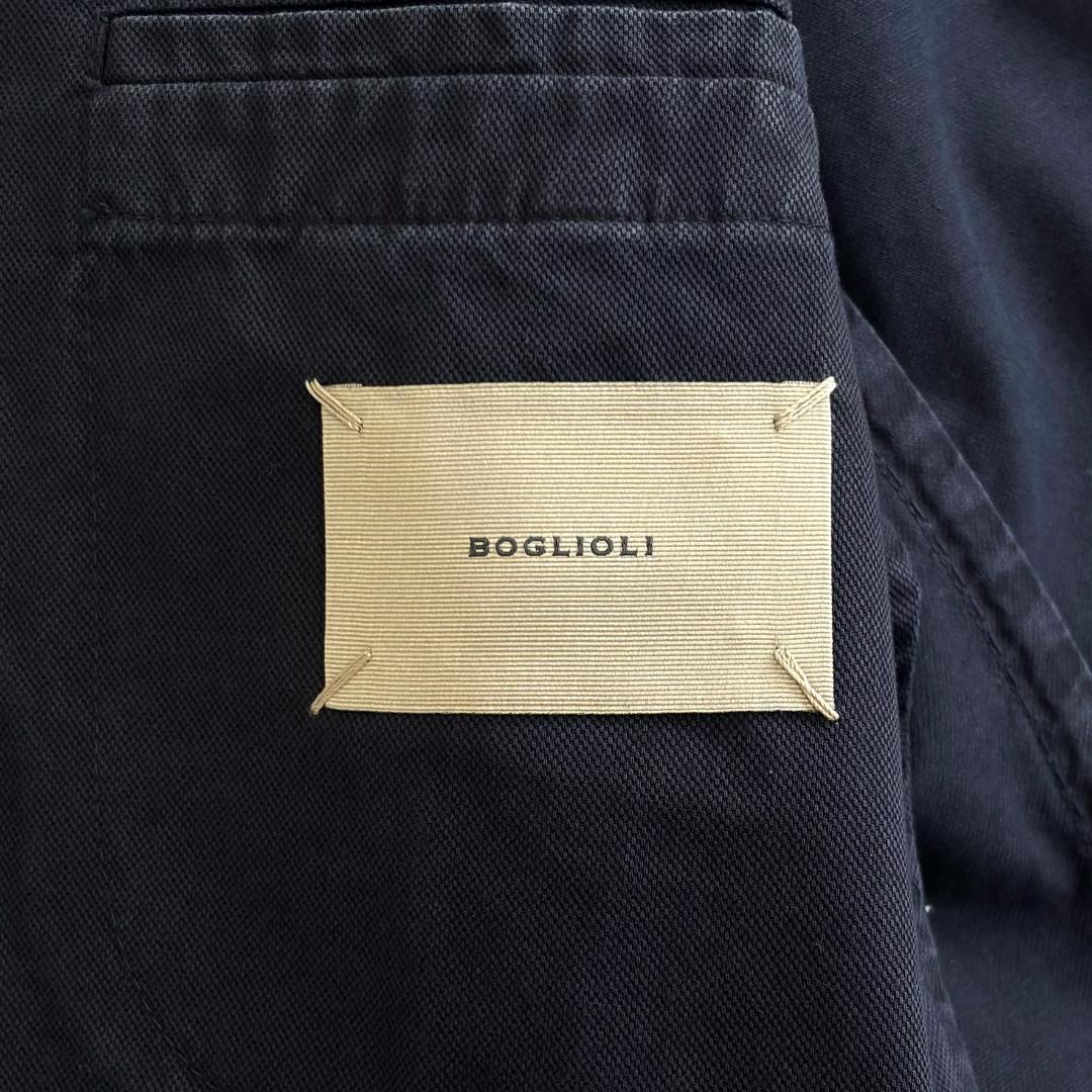ボリオリ COAT コットン テーラードジャケット 段返り3B 紺 50 tz7