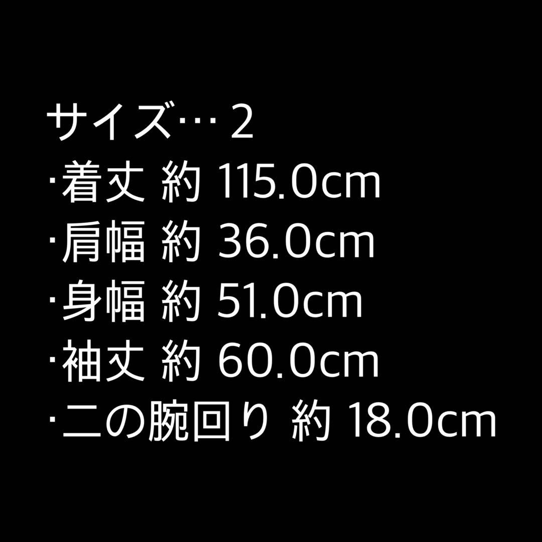 HYKE ハイク ロングカーディガン ガウン ニットコート リブ編み サイズ２