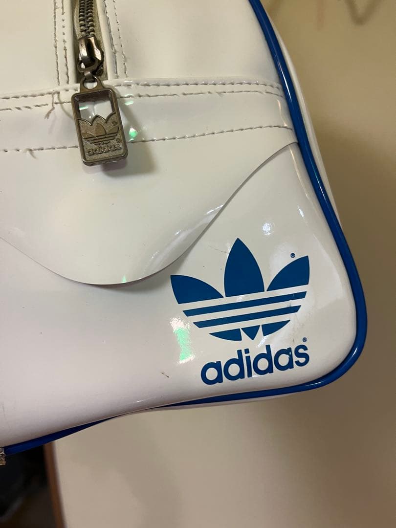 adidas アディダス　80s エナメルバッグ　ボストンバッグ　ビンテージ