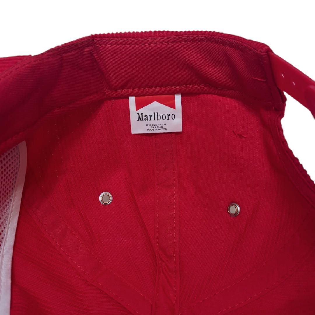 Marlboro マルボロ コーデュロイキャップ CAP アイレット刺繍ロゴ