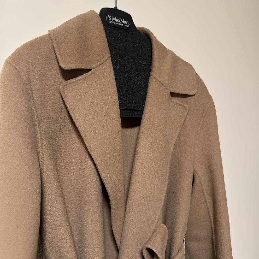 25SS新作美品’S Max Mara エスマックスマーラキャメルコート