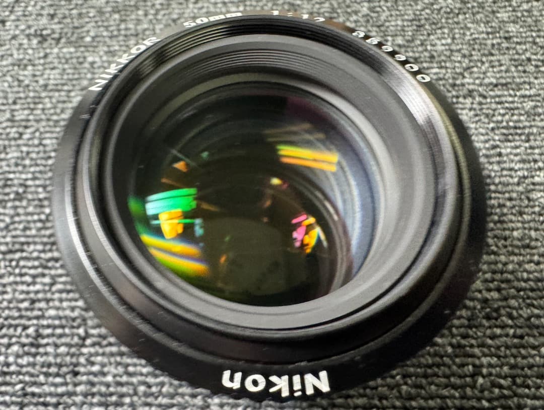 新品同様　ニコン　Nikon　AI Nikkor　50mm f/1.2S　フード