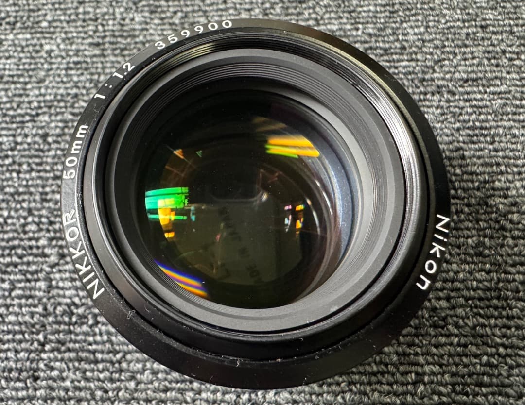 新品同様　ニコン　Nikon　AI Nikkor　50mm f/1.2S　フード
