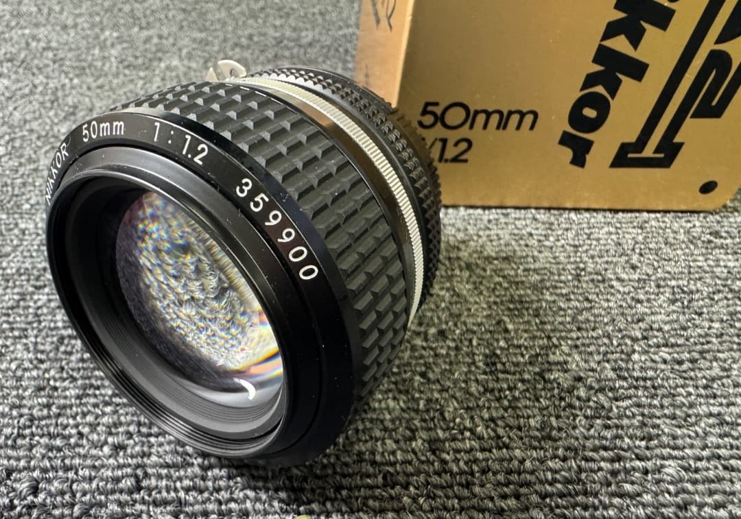 新品同様　ニコン　Nikon　AI Nikkor　50mm f/1.2S　フード