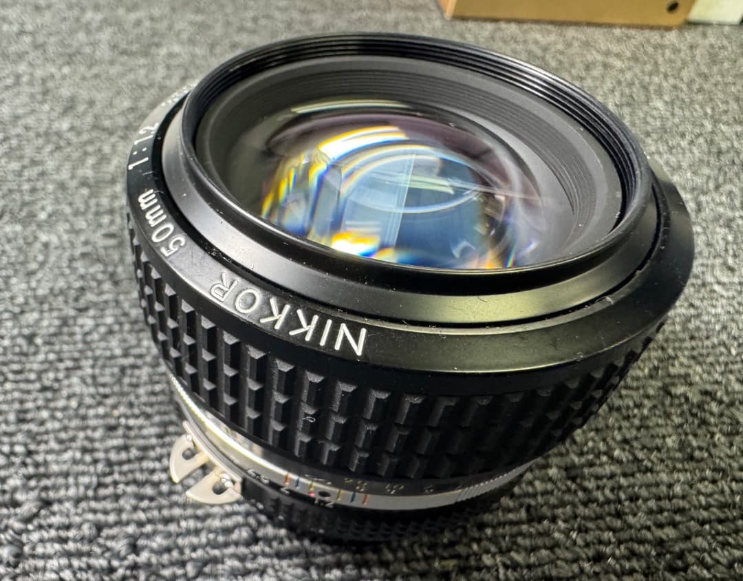 新品同様　ニコン　Nikon　AI Nikkor　50mm f/1.2S　フード