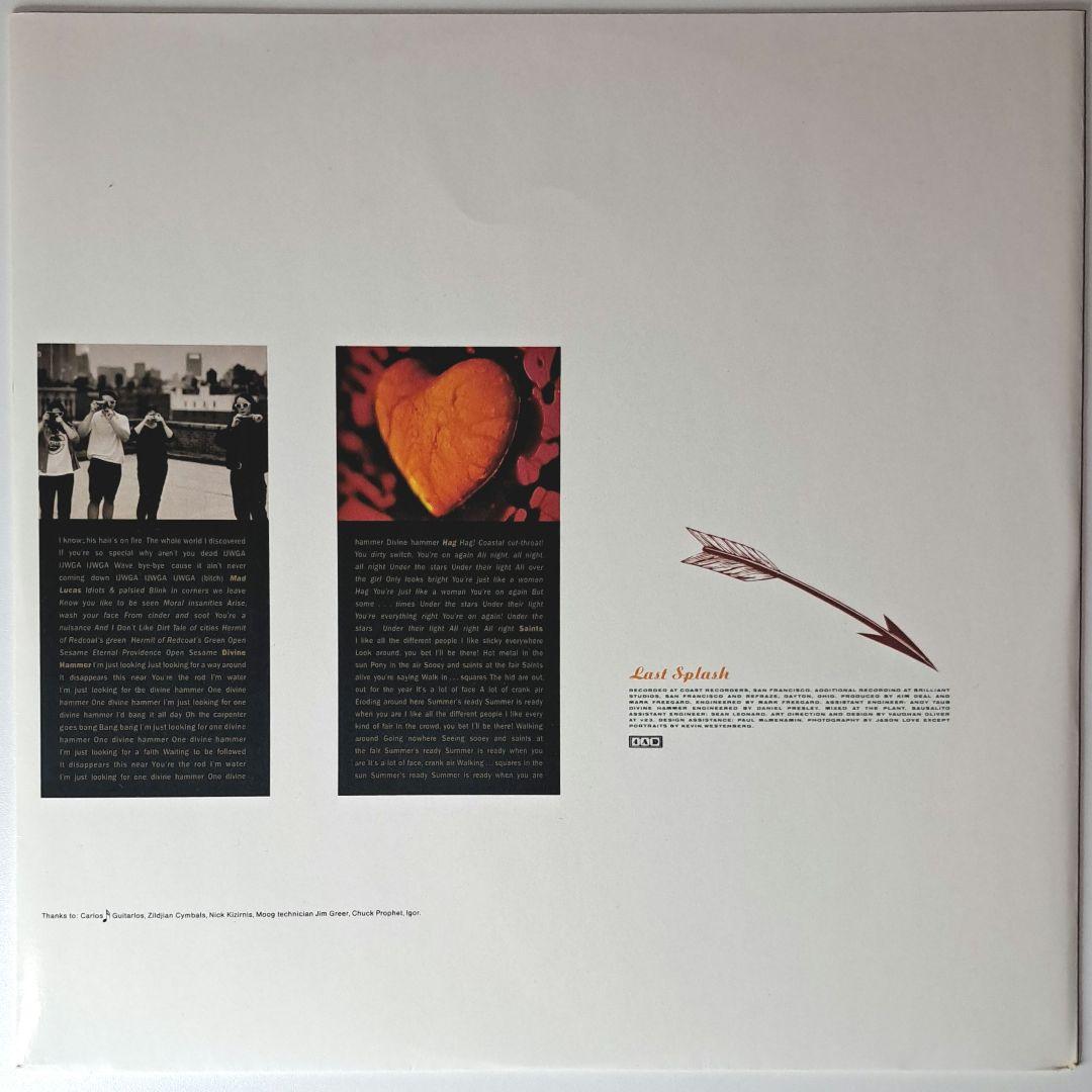 オリジナル　The Breeders　Last Splash　レコード　LP