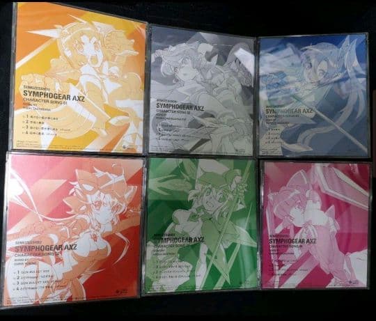 戦姫絶唱シンフォギアAXZ キャラクターソングCD 収納BOX　PRカード付き